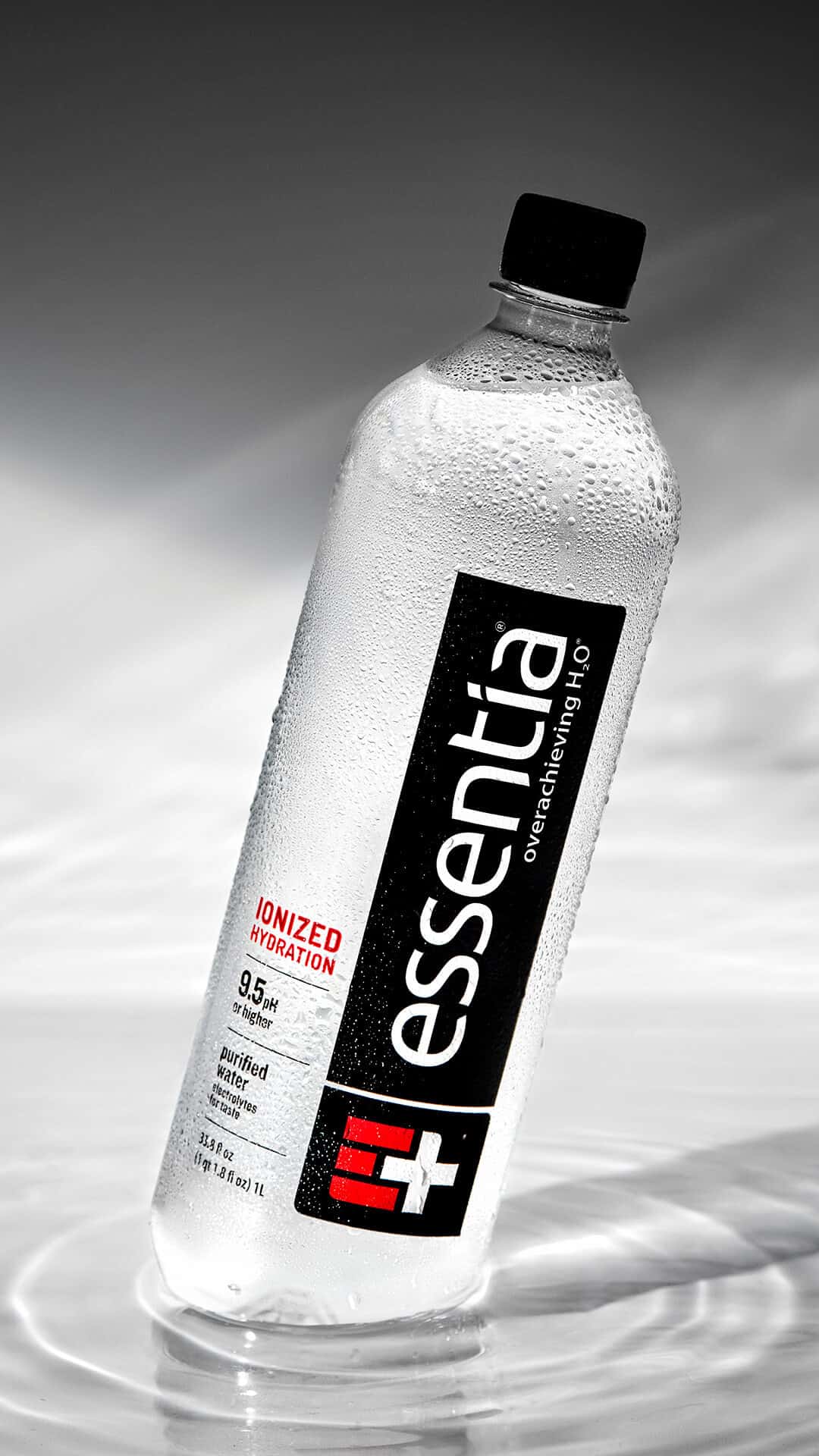 Essentia Water Big Bottle in Water Wallpaper