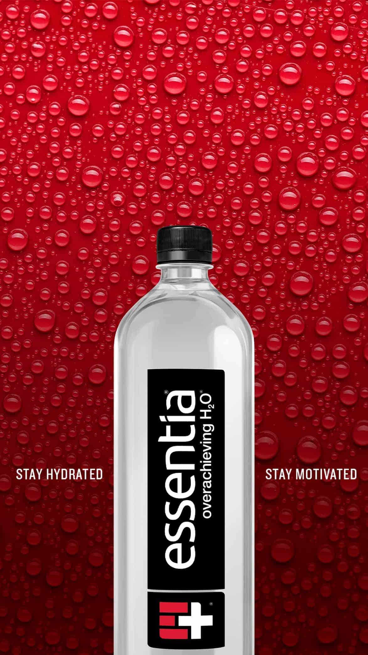 Essentia Water Stay Motivated